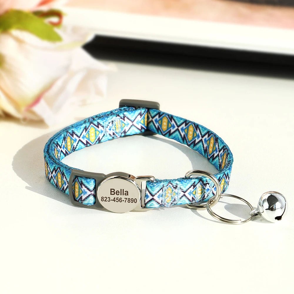 Willen MeowMark™ — Custom Engraved Cat Collar - Personalized Pet Collar | Willen