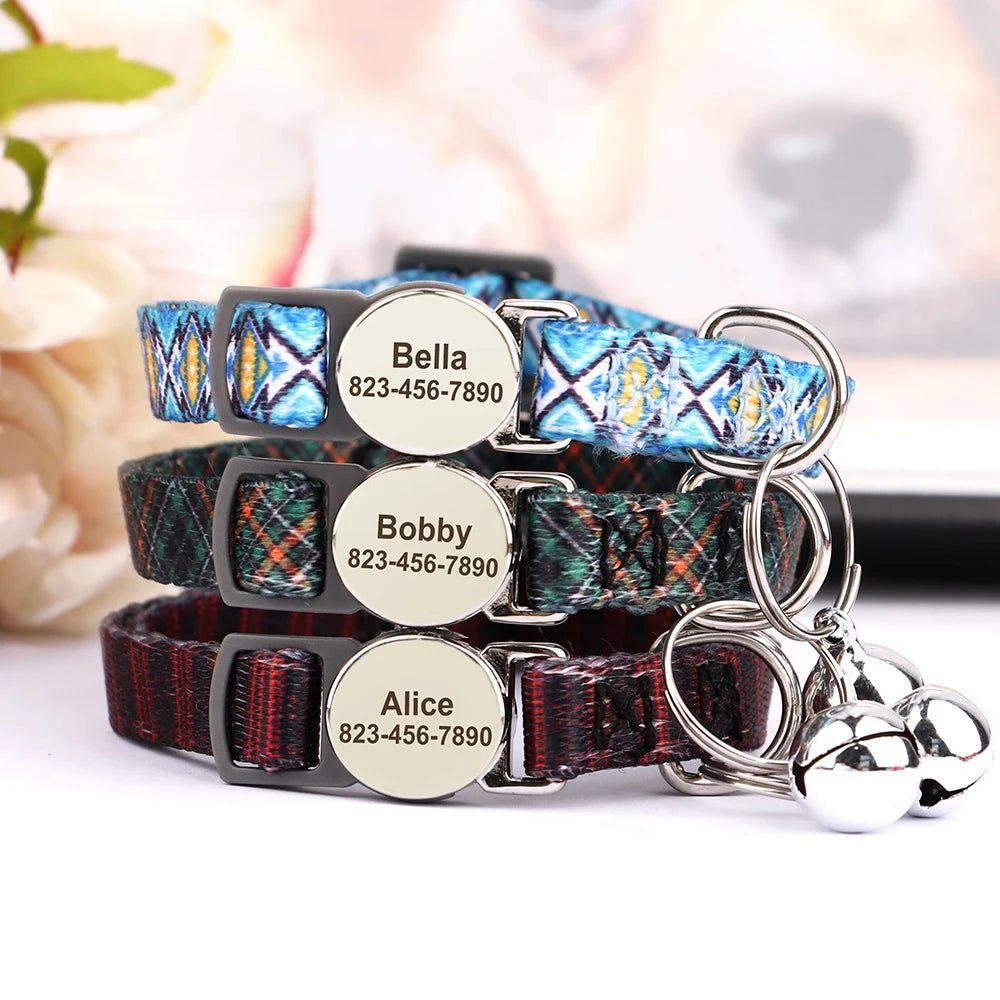 Willen MeowMark™ — Custom Engraved Cat Collar - Personalized Pet Collar | Willen
