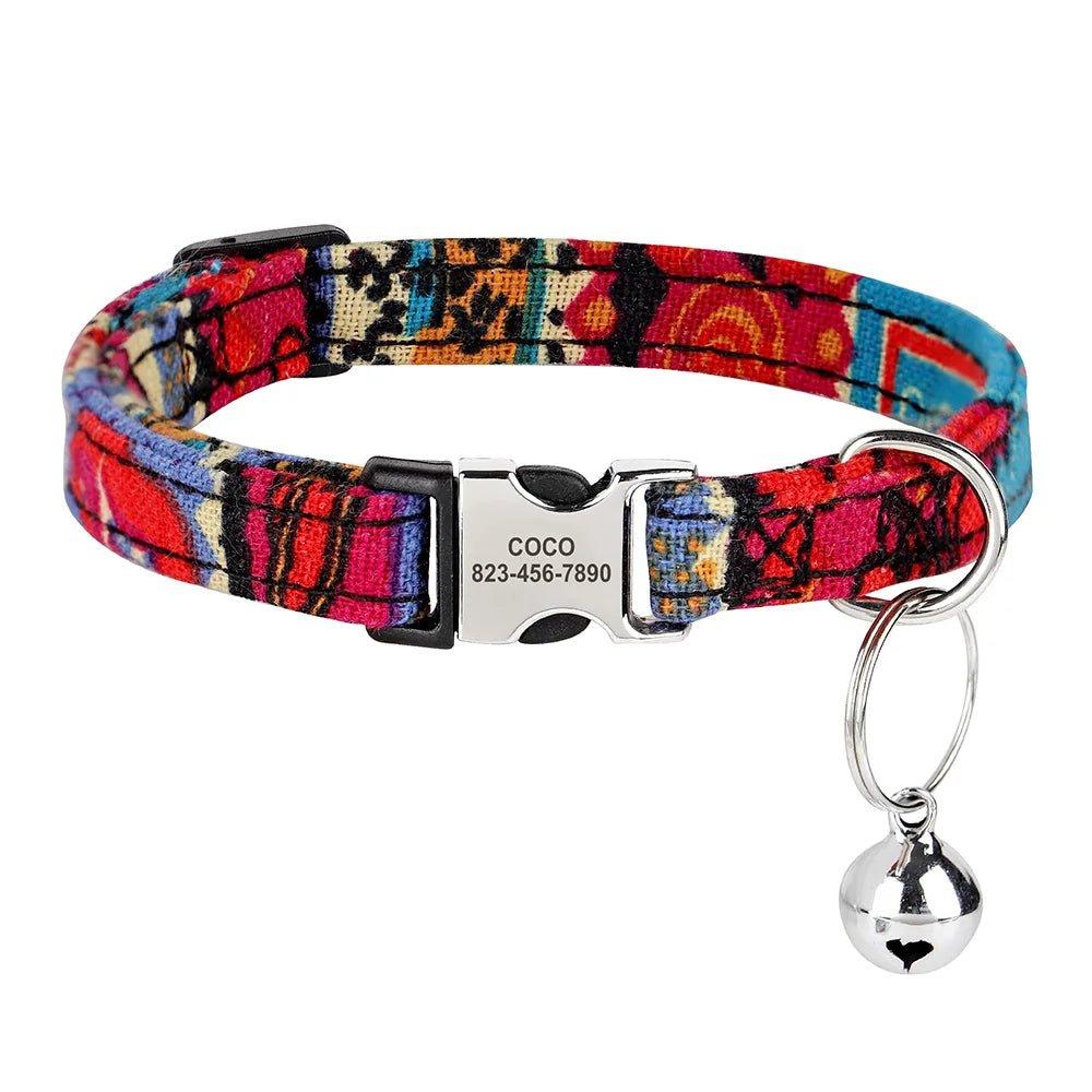 Willen MeowMark™ — Custom Engraved Cat Collar - Personalized Pet Collar | Willen