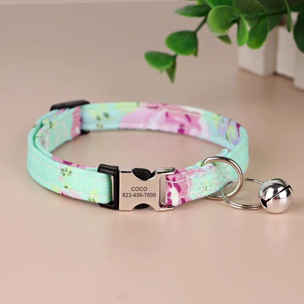 Willen MeowMark™ — Custom Engraved Cat Collar - Personalized Pet Collar | Willen