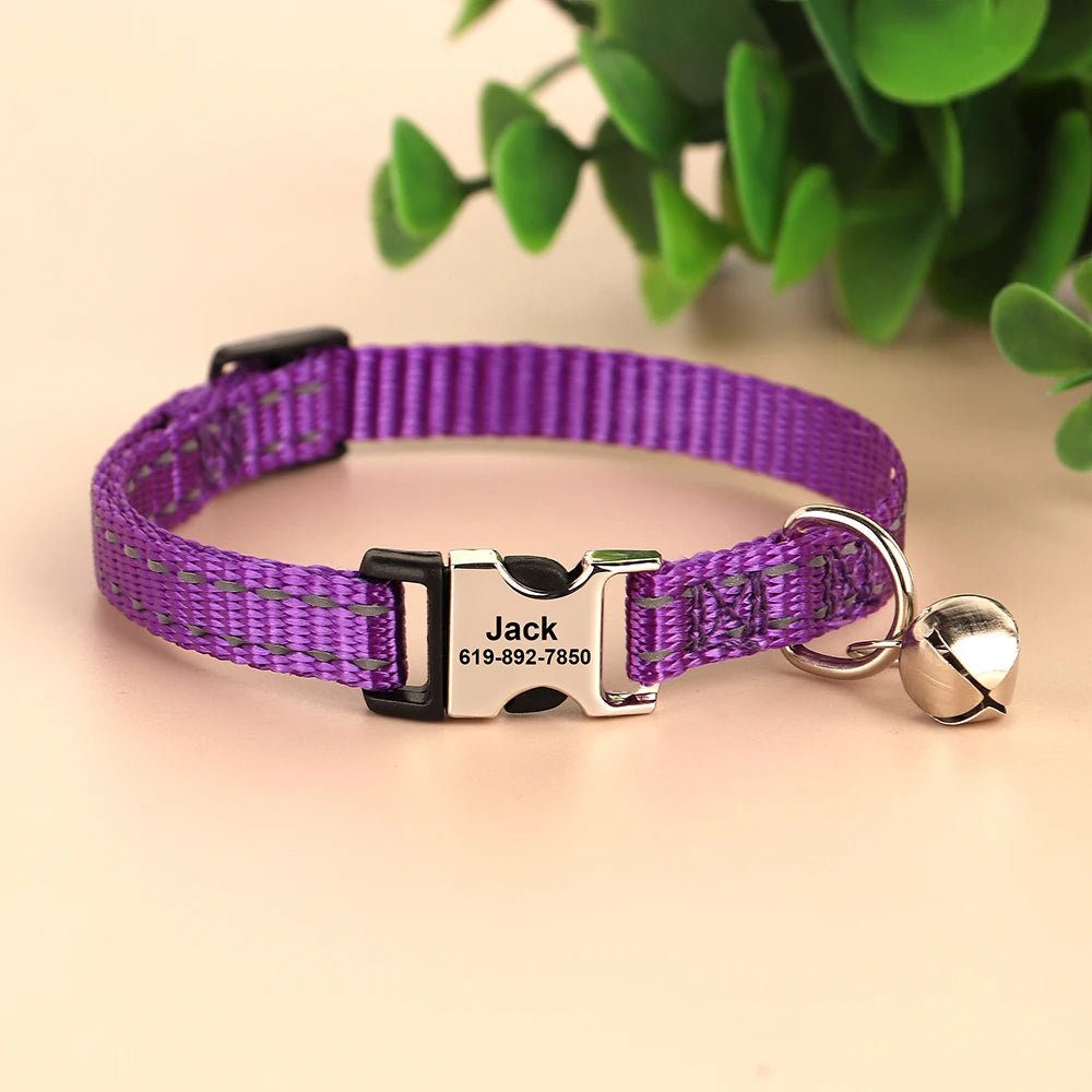 Willen MeowMark™ — Custom Engraved Cat Collar - Personalized Pet Collar | Willen