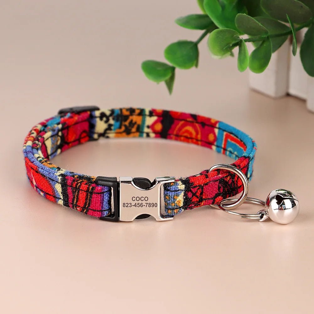 Willen MeowMark™ — Custom Engraved Cat Collar - Personalized Pet Collar | Willen