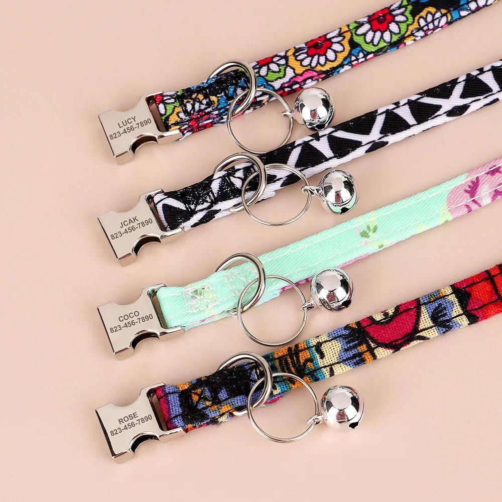 Willen MeowMark™ — Custom Engraved Cat Collar - Personalized Pet Collar | Willen