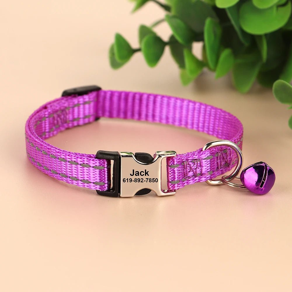 Willen MeowMark™ — Custom Engraved Cat Collar - Personalized Pet Collar | Willen