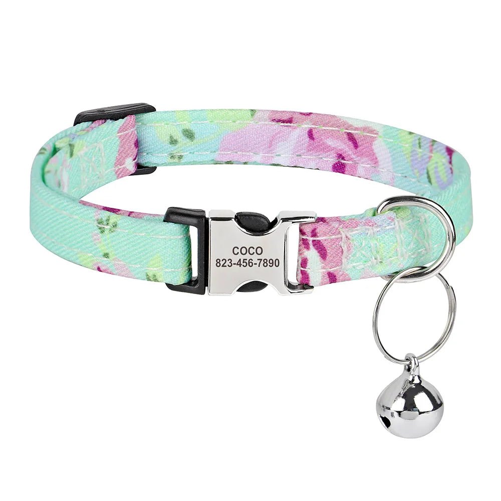 Willen MeowMark™ — Custom Engraved Cat Collar - Personalized Pet Collar | Willen