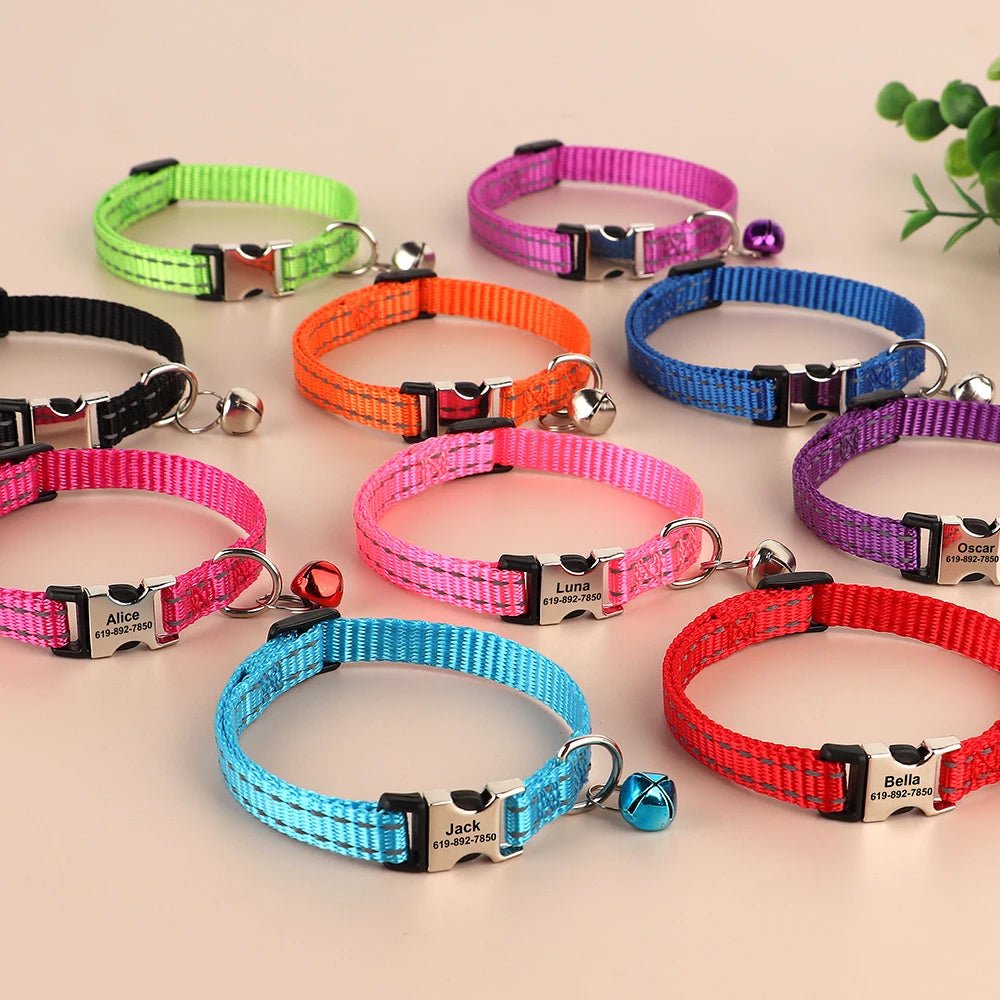 Willen MeowMark™ — Custom Engraved Cat Collar - Personalized Pet Collar | Willen