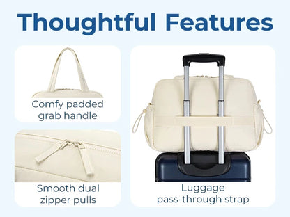 Water-Resistant Travel Shoulder Bag – Multi-Use Duffel with Trolley Sleeve - Willen