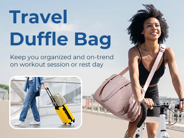 Water-Resistant Travel Shoulder Bag – Multi-Use Duffel with Trolley Sleeve - Willen