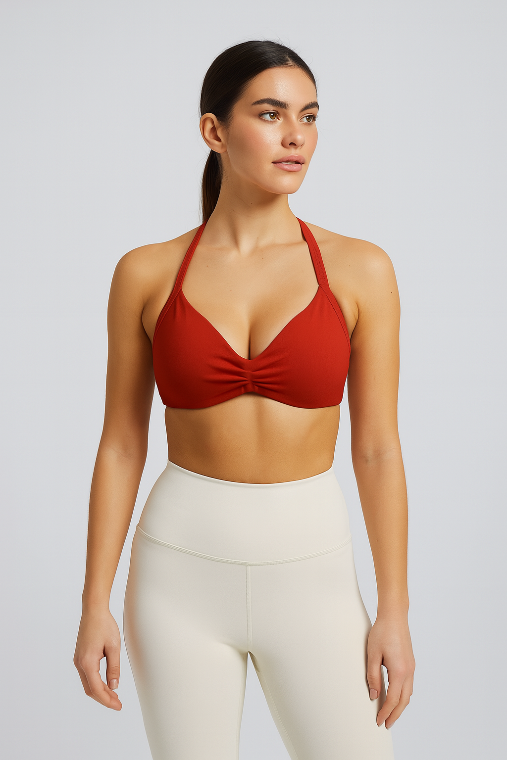 High-Support Strappy Sports Bra – Seamless, Breathable Fit - Willen