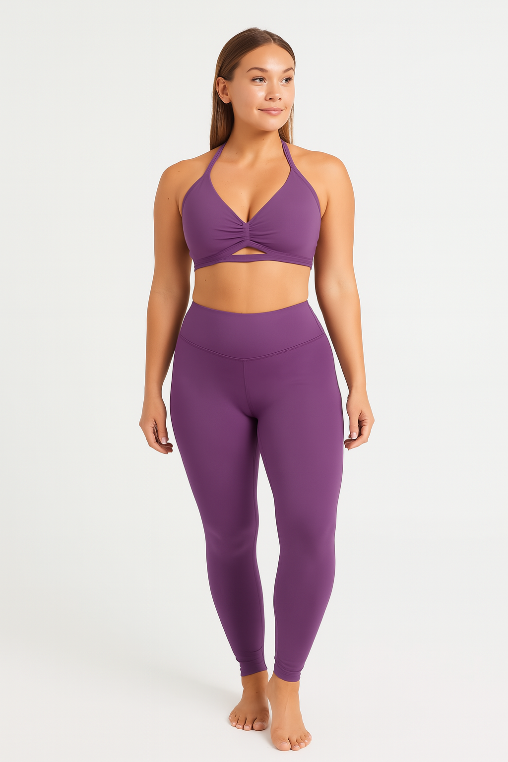 High-Support Strappy Sports Bra – Seamless, Breathable Fit - Willen