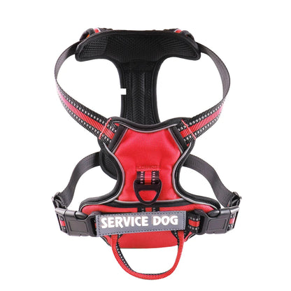 Reflective Adjustable Dog Harness – Breathable, Padded, with Custom Patch - Willen