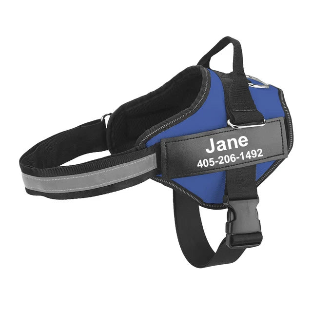 Reflective Dog Harness – Adjustable, Breathable, Padded - Willen