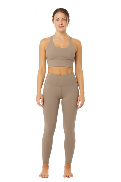 2-Piece Yoga & Fitness Set – High-Waist, Seamless Nylon - Willen