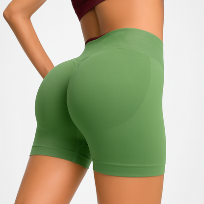 RibFlex Seamless Biker Shorts – High-Waisted Fit with Ribbed Waistband - Willen