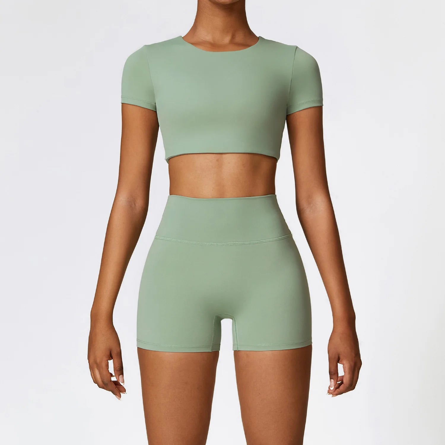 Seamless 2-Piece Yoga & Fitness Set – Nylon, Breathable - Willen