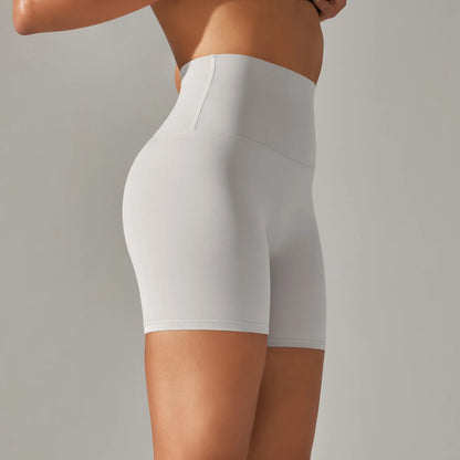 High-Waist Yoga Shorts – Seamless Nylon-Spandex Activewear for Women - Willen