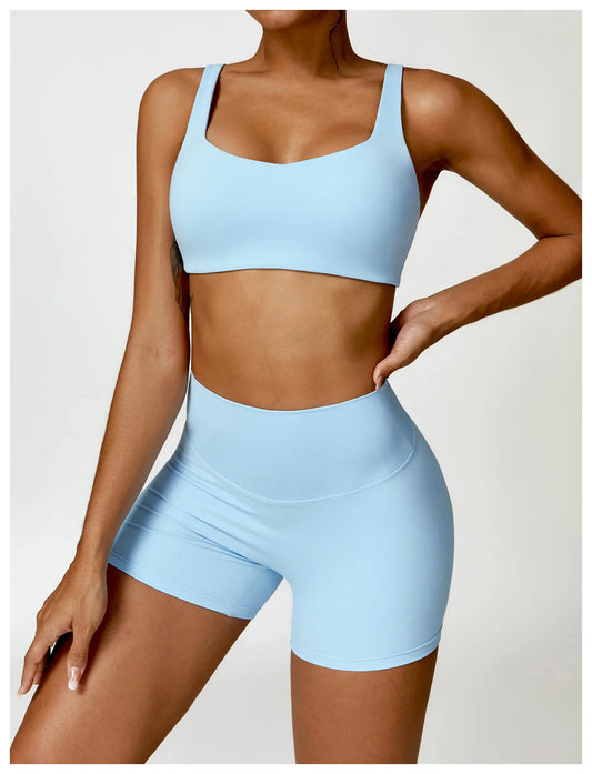 High-Waist Seamless Yoga Shorts – Breathable Stretch Fit for Active Comfort - Willen