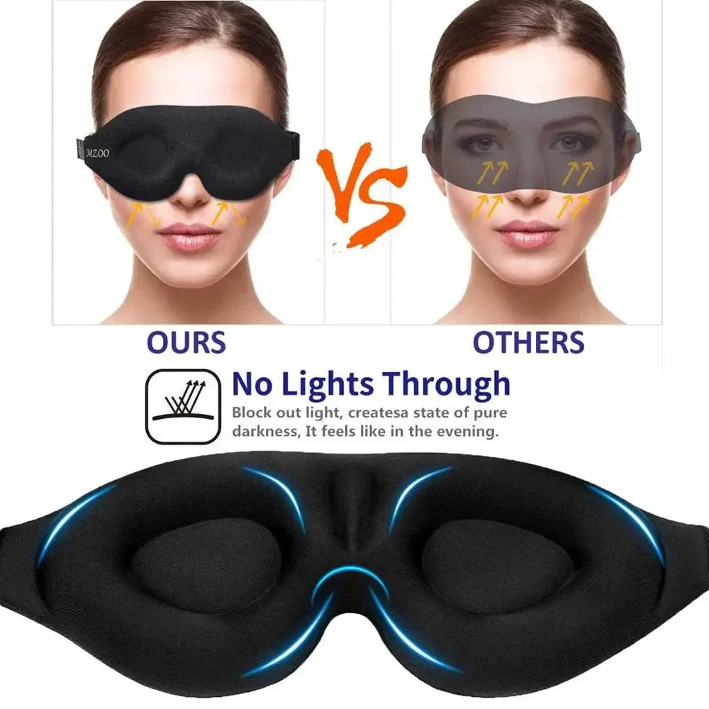3D Contoured Eye Mask – Light-Blocking Sleep Mask with Molded Eye Cups - Willen