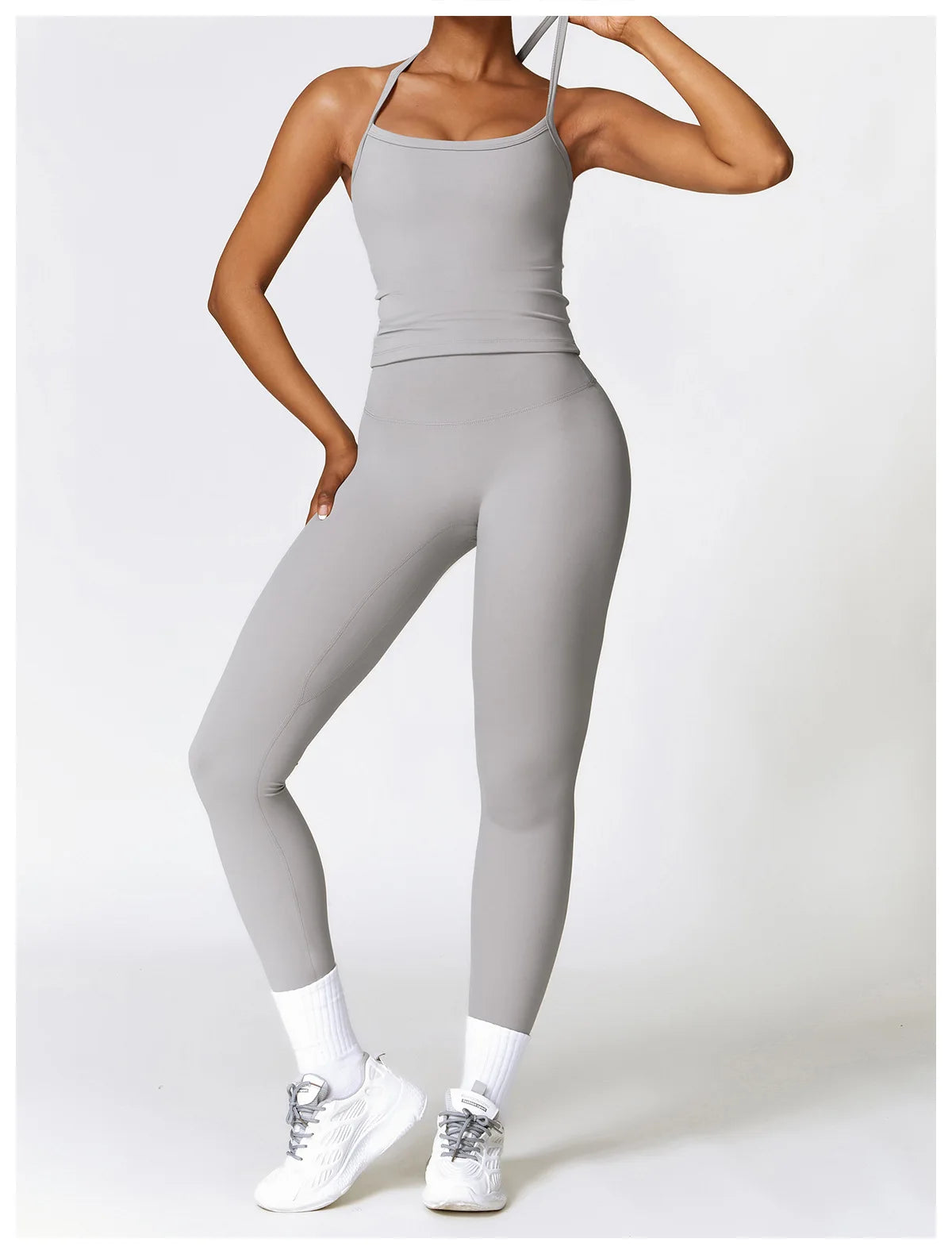 Seamless 2-Piece Yoga & Fitness Set – Nylon, Breathable - Willen