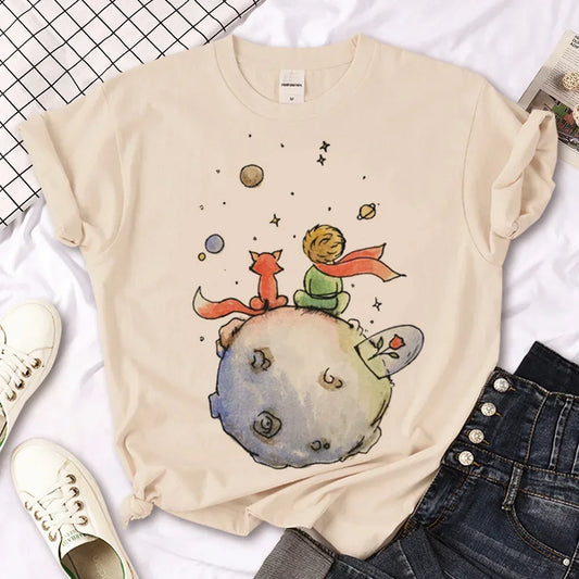 Celestial Prince Harajuku Tee – Unisex Polyester T-Shirt with Anime-Inspired Print - Willen