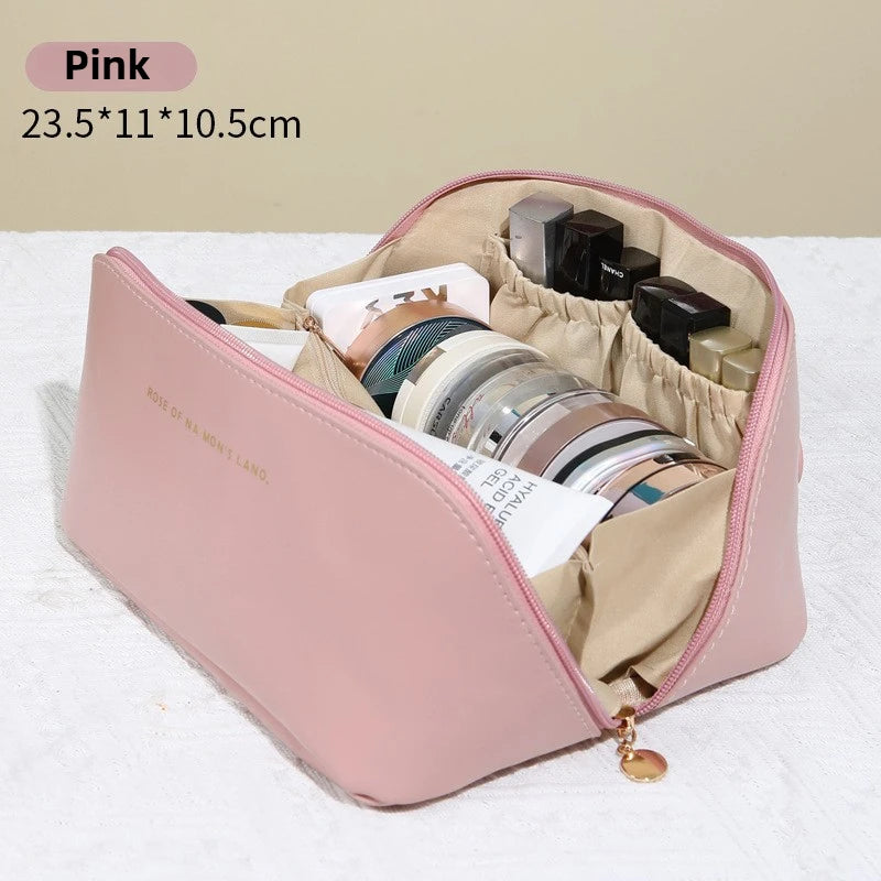 PU Leather Toiletry Bag – Waterproof Shell-Shaped Organizer - Willen