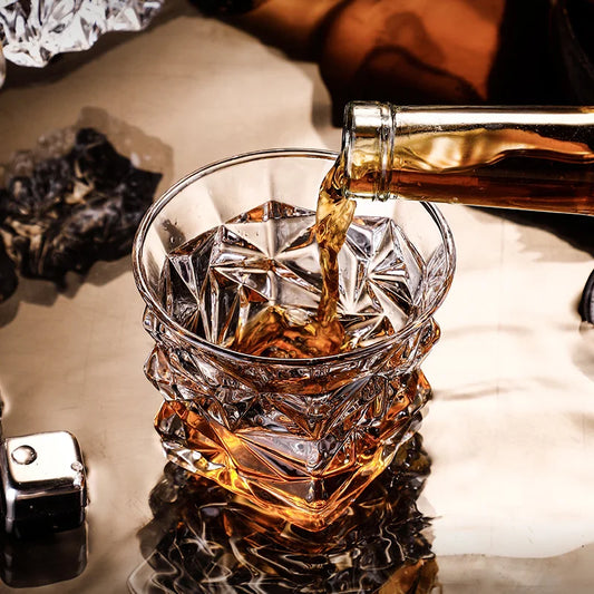 Classic Engraved Whiskey Tumbler – Clear Glass, 250ml - Willen