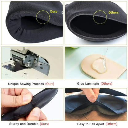 3D Contoured Eye Mask – Light-Blocking Sleep Mask with Molded Eye Cups - Willen