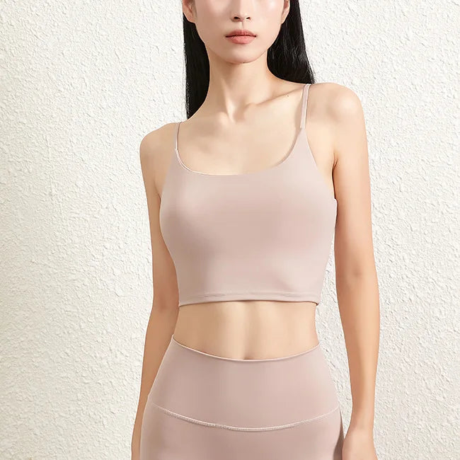 Seamless Fitness Tank Top – Ultra-Light Nylon-Spandex, Solid Color - Willen