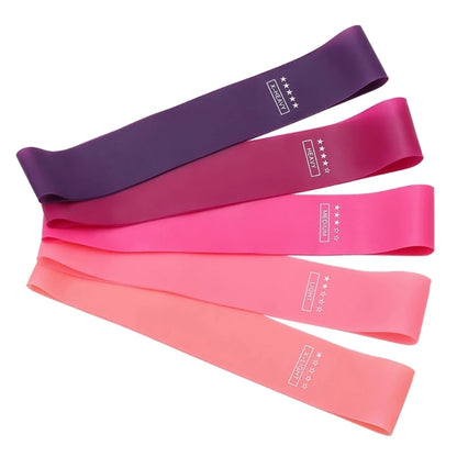 5-Pack Resistance Loop Bands – Non-Slip Elastic Set for Full-Body Home Workouts - Willen