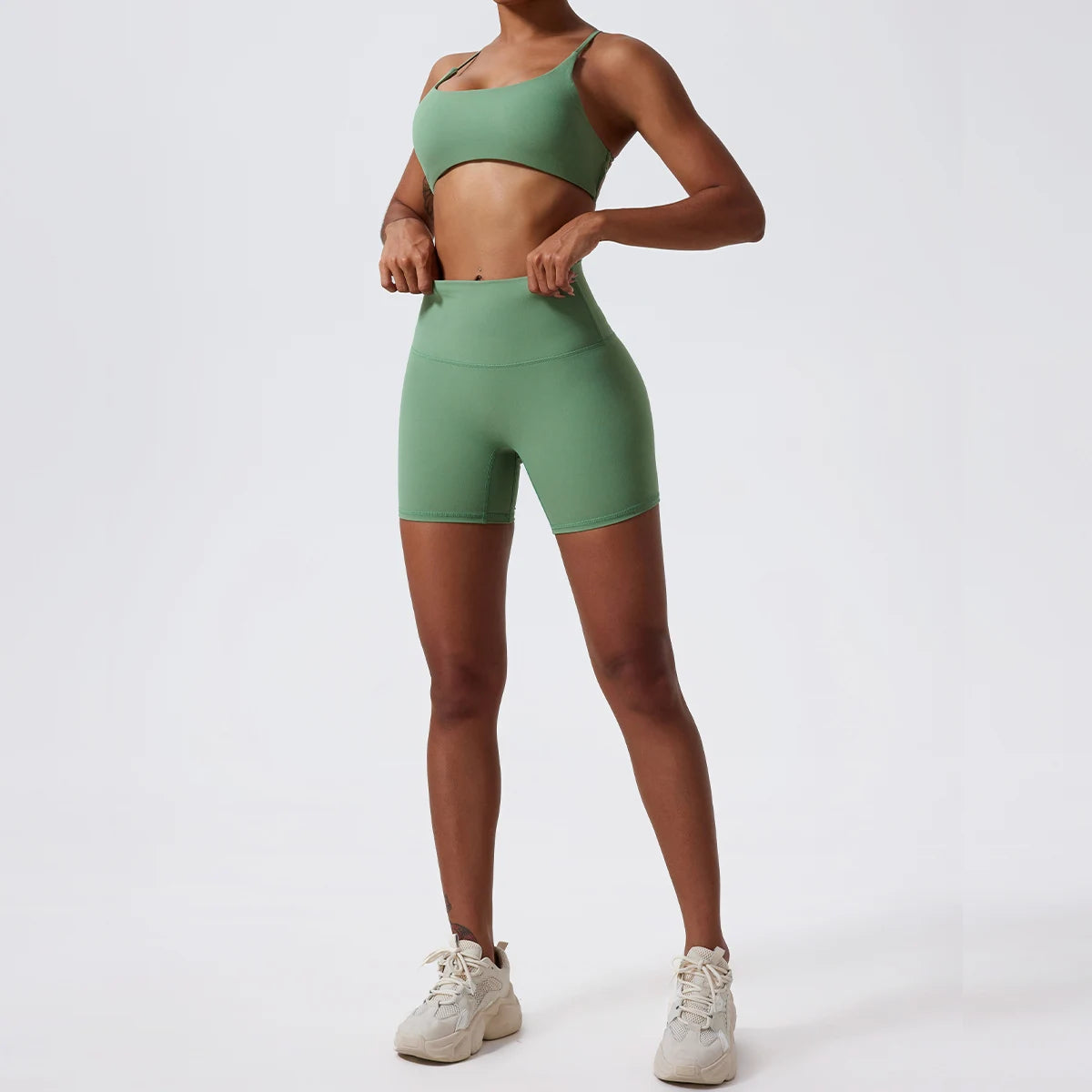 Seamless Yoga Shorts – High-Waist Stretch Design with Breathable Comfort - Willen