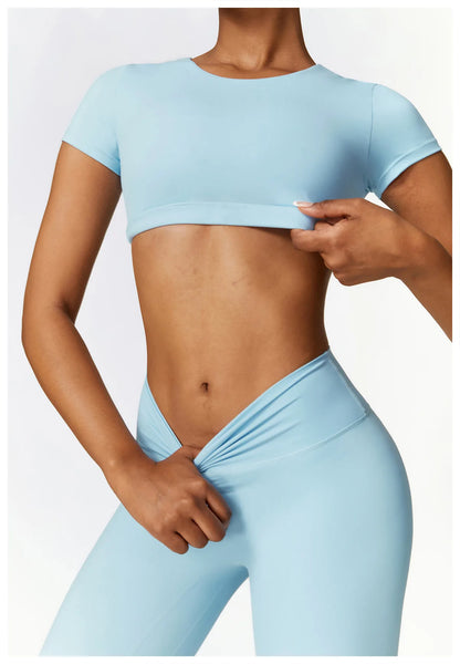 Seamless 2-Piece Yoga & Fitness Set – Nylon, Breathable - Willen