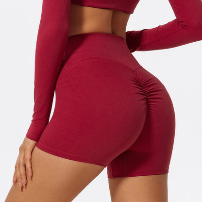 High-Waist Seamless Yoga Shorts – Breathable Stretch Fit for Active Comfort - Willen