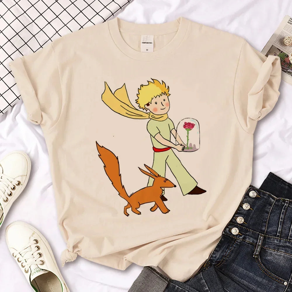 Celestial Prince Harajuku Tee – Unisex Polyester T-Shirt with Anime-Inspired Print - Willen