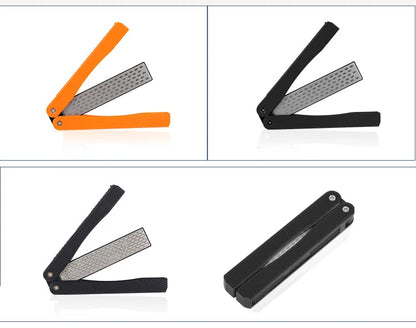 Dual-Sided Pocket Sharpening Stone – 400/600 Grit, Folding Case - Willen