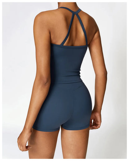 Seamless 2-Piece Yoga & Fitness Set – Nylon, Breathable - Willen