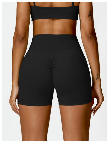 High-Waist Seamless Yoga Shorts – Breathable Stretch Fit for Active Comfort - Willen