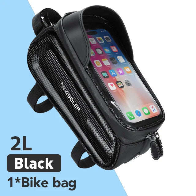 Waterproof Bike Top Tube Bag – Phone Holder & Storage Case - Willen