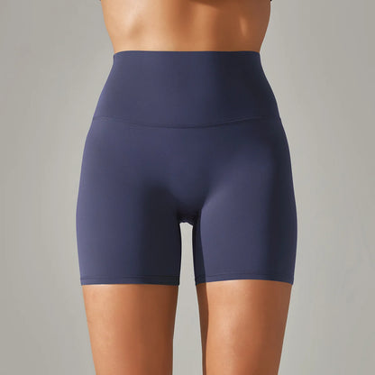 High-Waist Yoga Shorts – Seamless Nylon-Spandex Activewear for Women - Willen