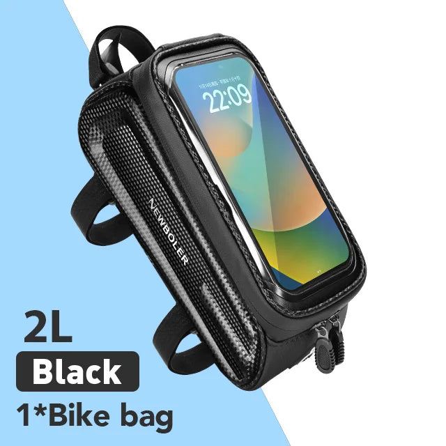 Waterproof Bike Top Tube Bag – Phone Holder & Storage Case - Willen