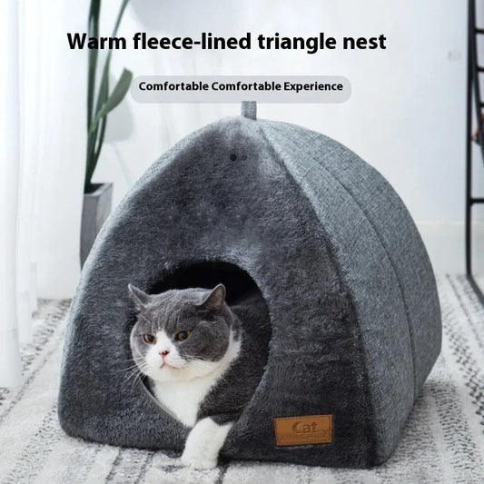 CozyHide Pet Tent – Velvet Indoor Enclosed Bed for Cats and Small Dogs - Willen