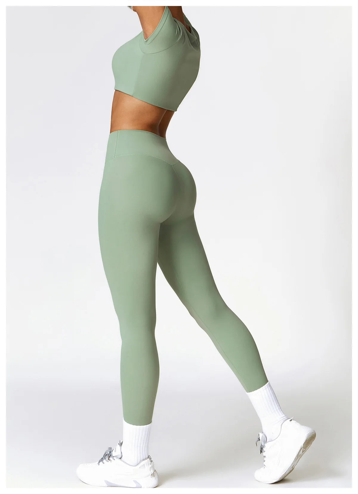 Seamless 2-Piece Yoga & Fitness Set – Nylon, Breathable - Willen