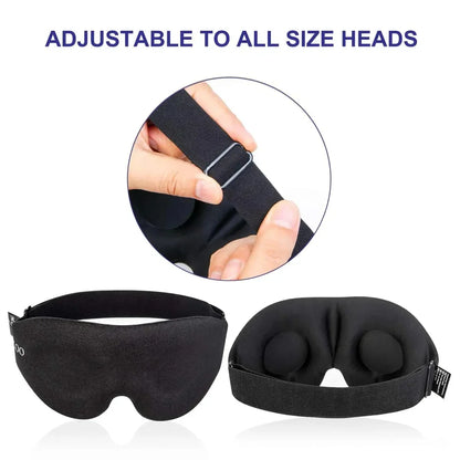 3D Contoured Eye Mask – Light-Blocking Sleep Mask with Molded Eye Cups - Willen