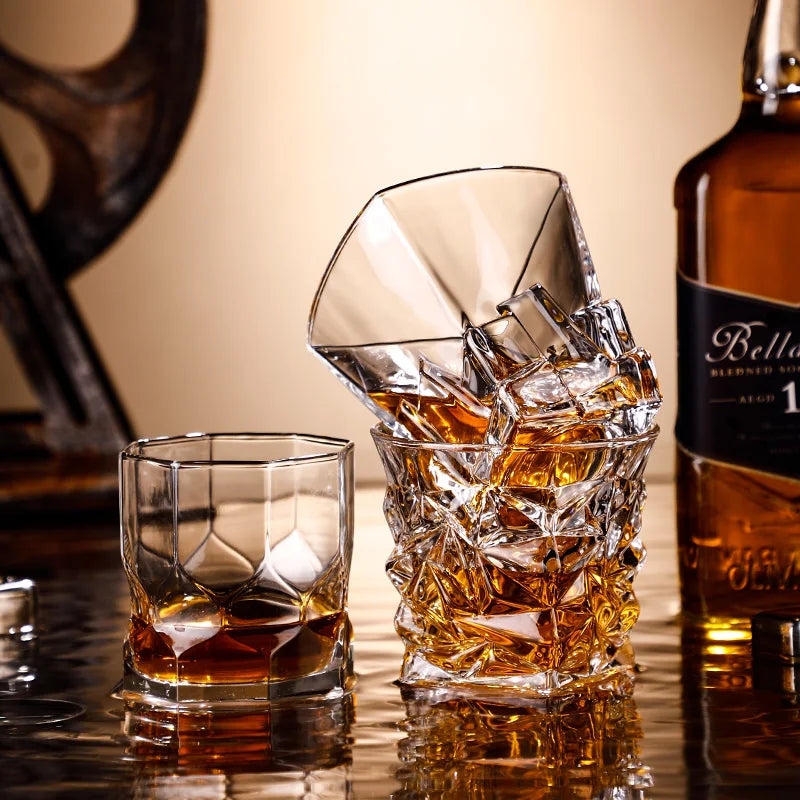 Classic Engraved Whiskey Tumbler – Clear Glass, 250ml - Willen
