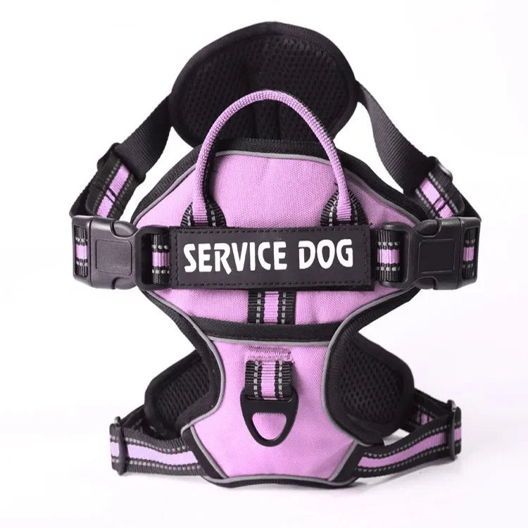 Reflective Adjustable Dog Harness – Breathable, Padded, with Custom Patch - Willen