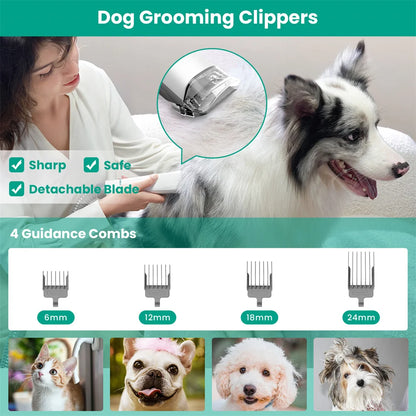 All-in-One Pet Grooming Kit with Built-In Vacuum - Willen