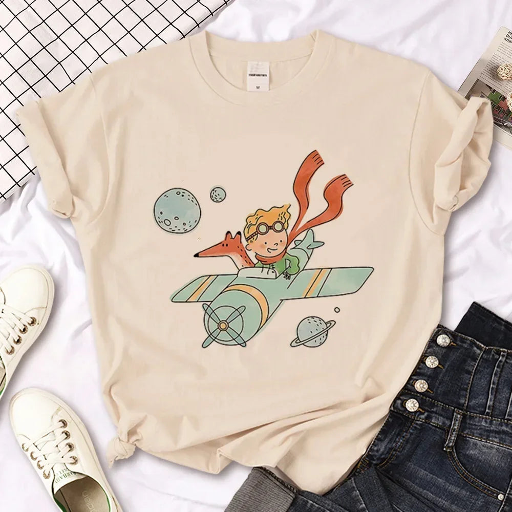 Celestial Prince Harajuku Tee – Unisex Polyester T-Shirt with Anime-Inspired Print - Willen