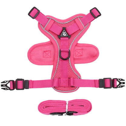 Reflective Pet Harness & Leash Set – Adjustable Mesh for Cats & Small Dogs - Willen