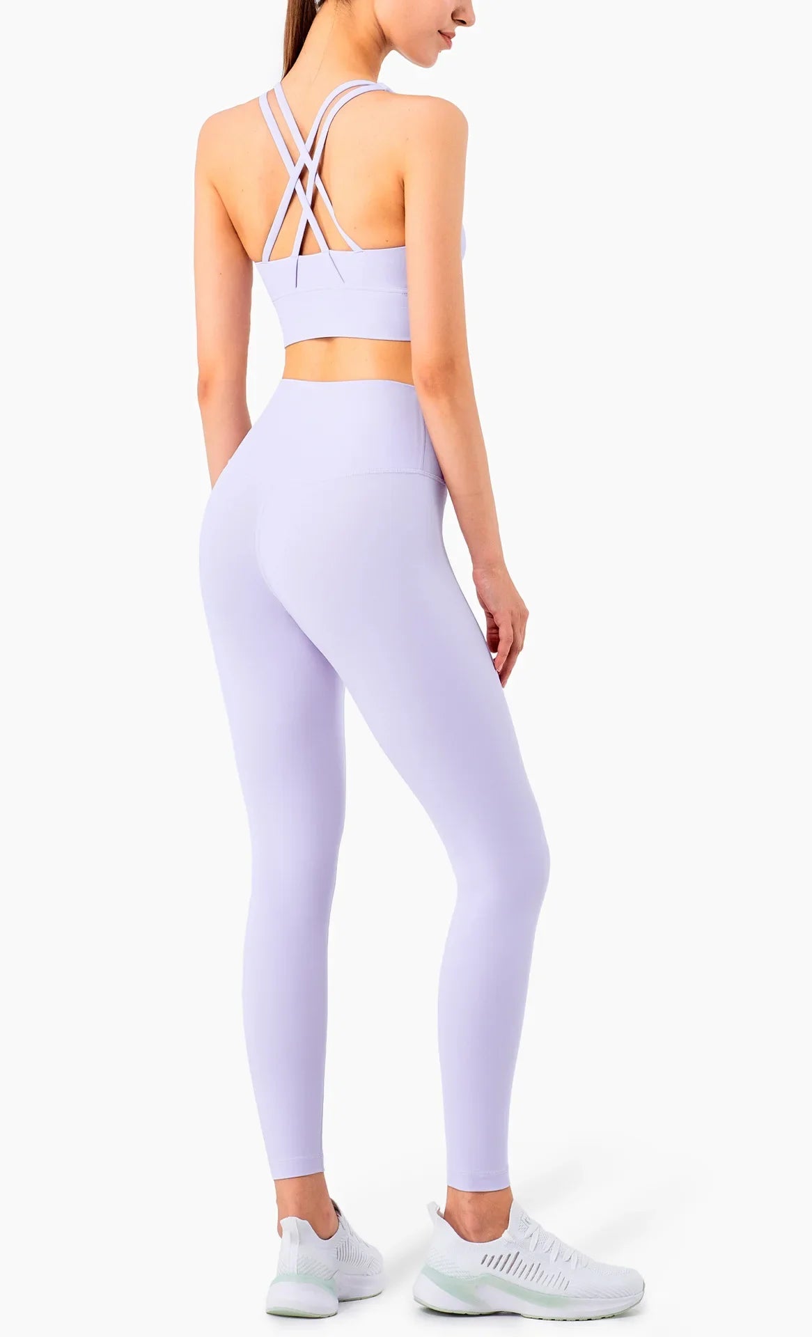 2-Piece Activewear Set – Cross-Back Bra & High-Waist Leggings - Willen