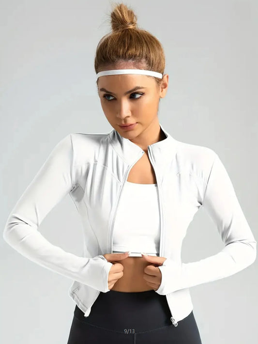 WarmFlex Yoga Jacket – Lightweight Slim-Fit Training Layer for Women - Willen