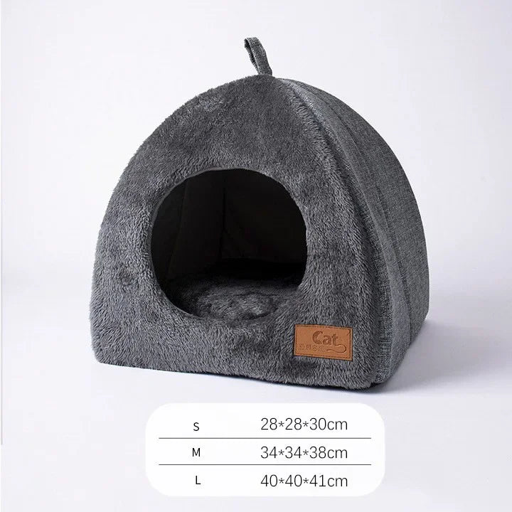 CozyHide Pet Tent – Velvet Indoor Enclosed Bed for Cats and Small Dogs - Willen